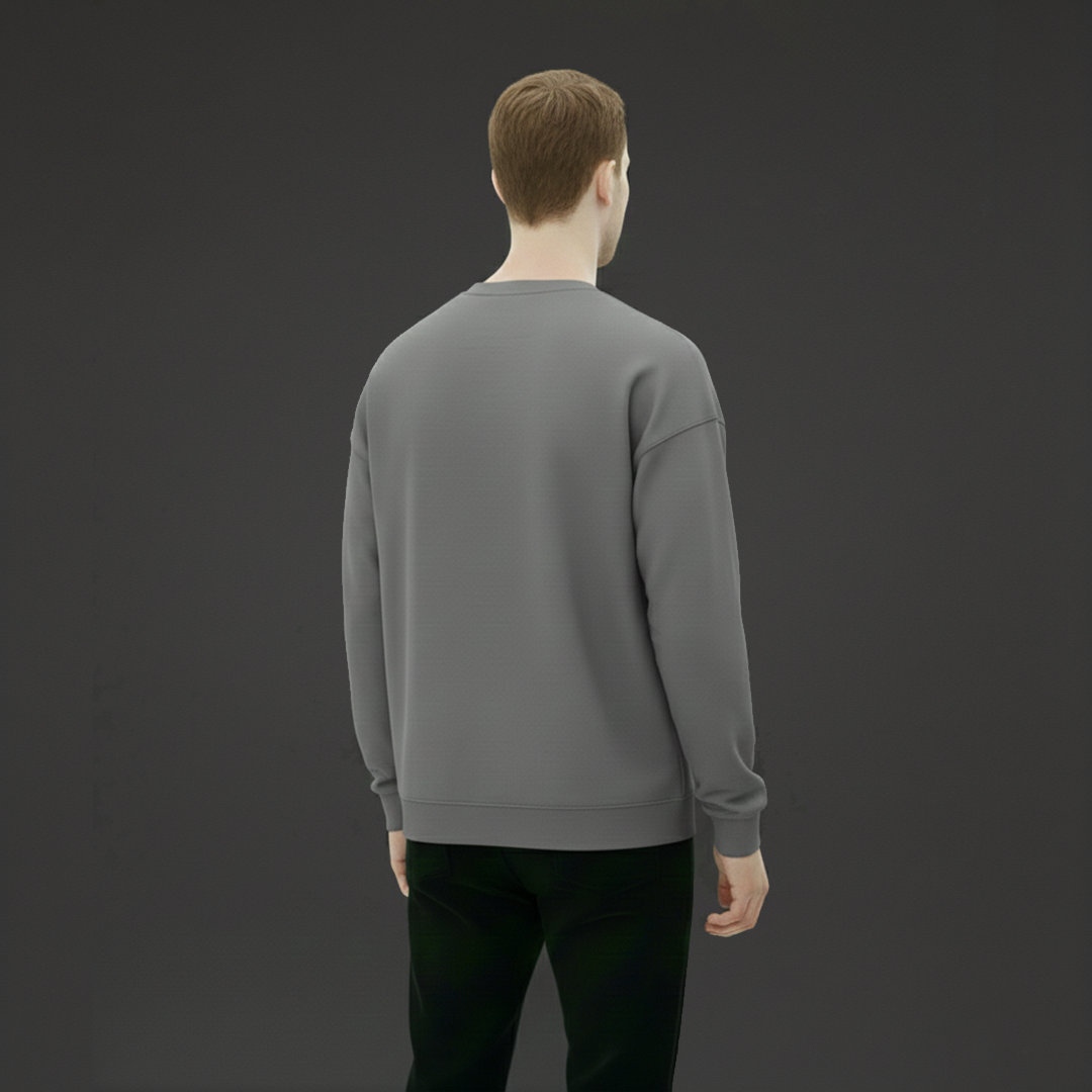 Bisiklet Yaka Sweatshirt