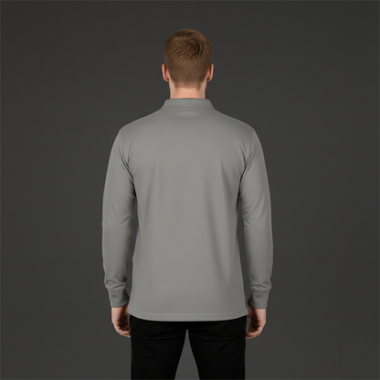 Uzun Kollu Polo Yaka T-Shirt