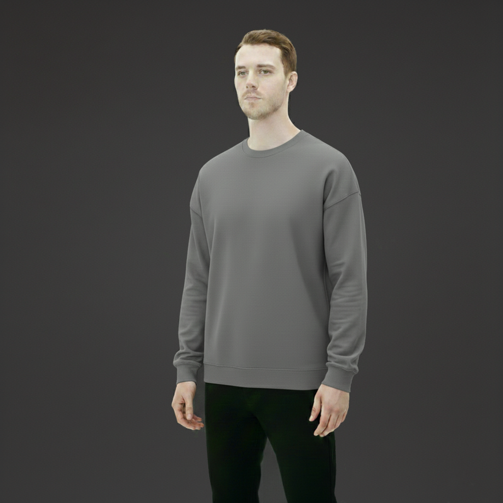 Bisiklet Yaka Sweatshirt