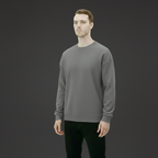 Bisiklet Yaka Sweatshirt