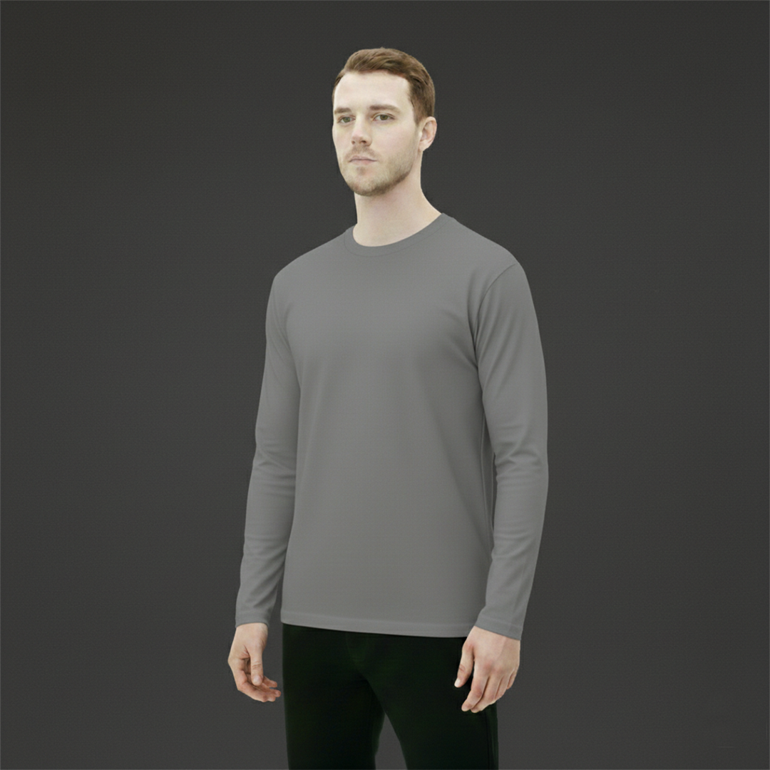 Uzun Kollu 0 YAKA T-Shirt