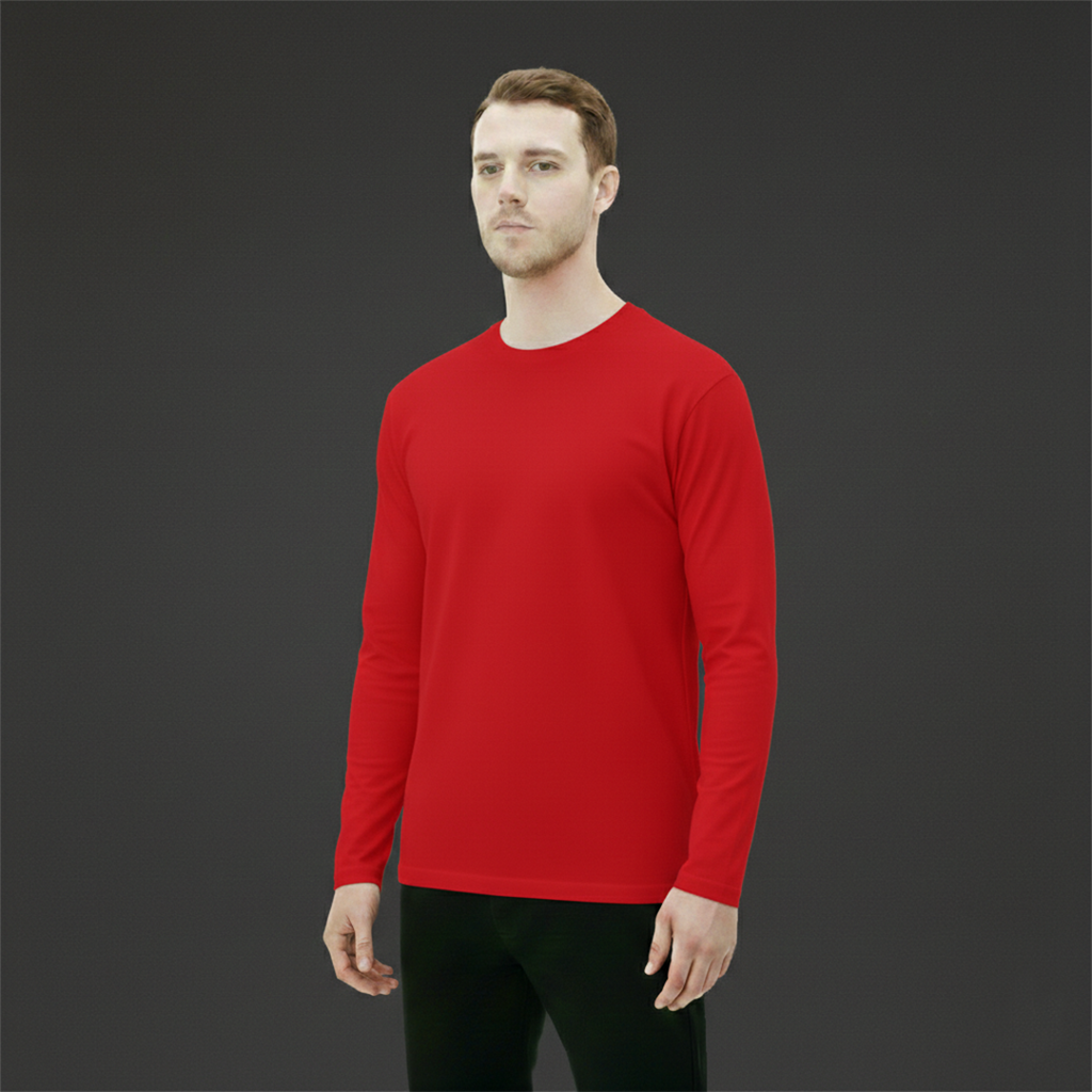 Uzun Kollu 0 YAKA T-Shirt