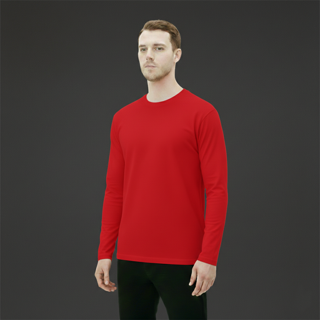 Uzun Kollu 0 YAKA T-Shirt