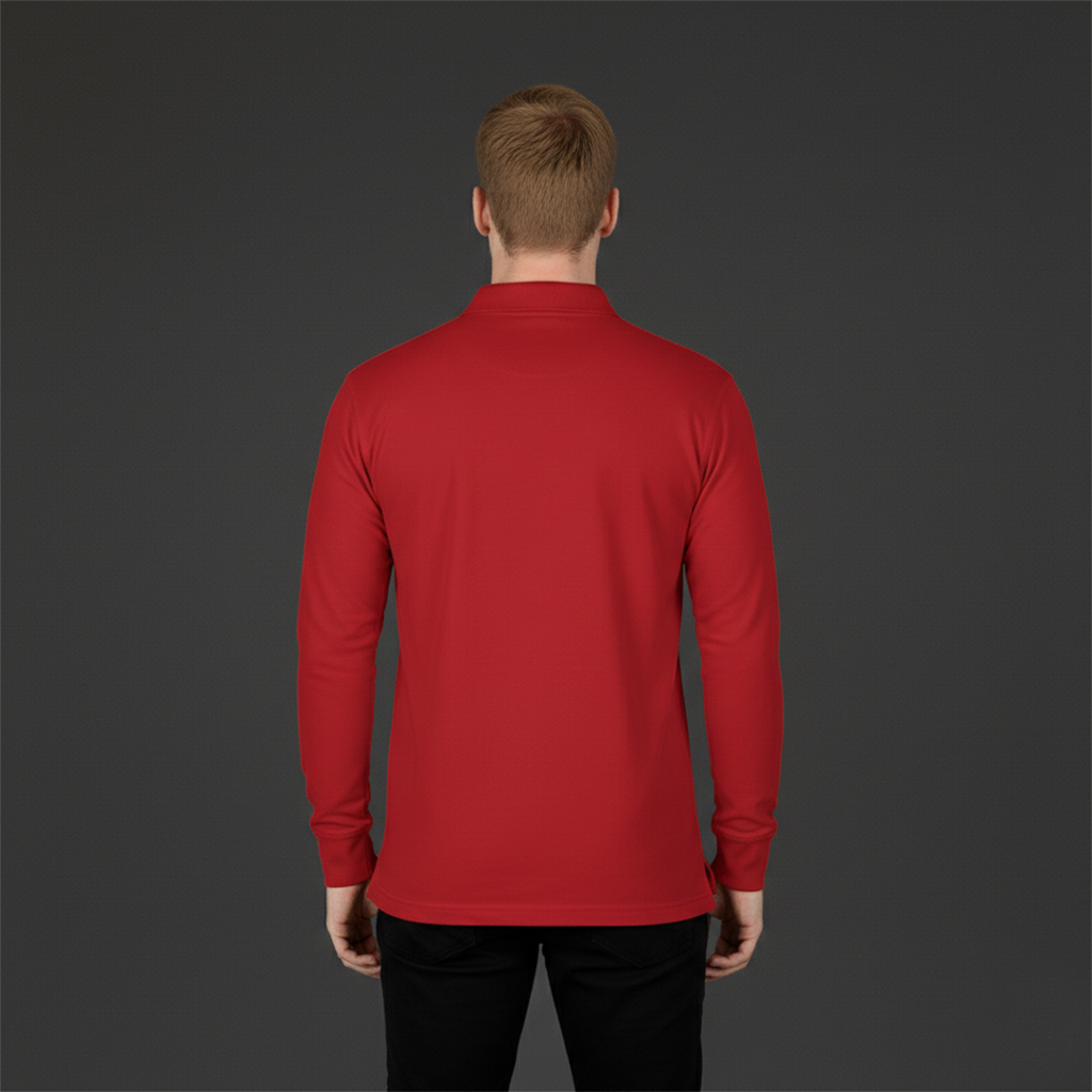 Uzun Kollu Polo Yaka T-Shirt
