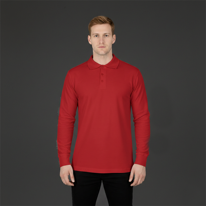 Uzun Kollu Polo Yaka T-Shirt