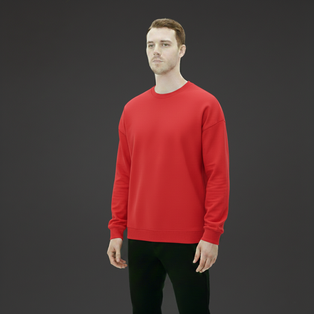 Bisiklet Yaka Sweatshirt
