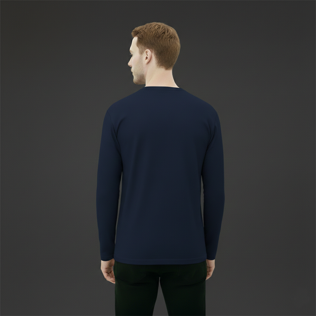 Uzun Kollu 0 YAKA T-Shirt
