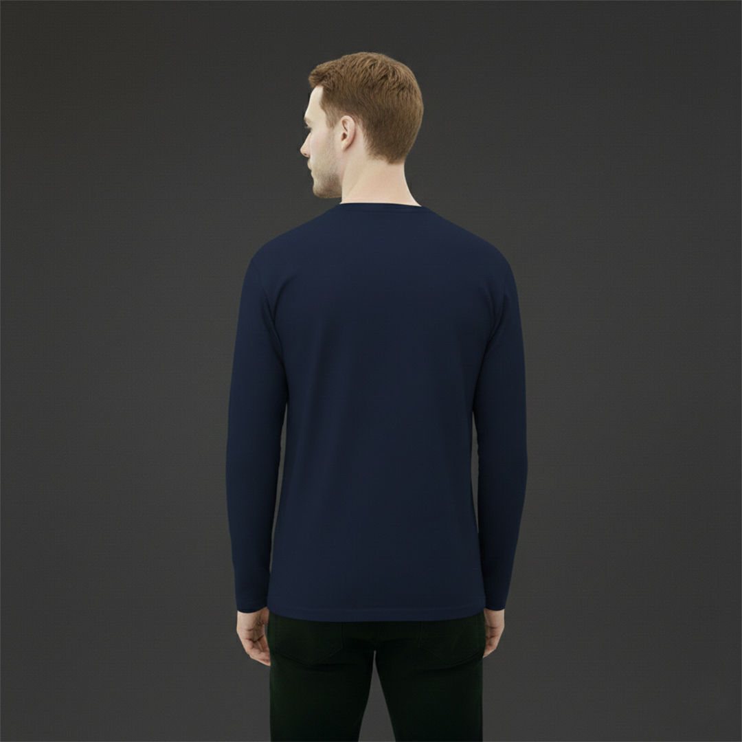 Uzun Kollu 0 YAKA T-Shirt