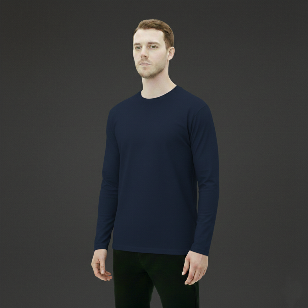 Uzun Kollu 0 YAKA T-Shirt