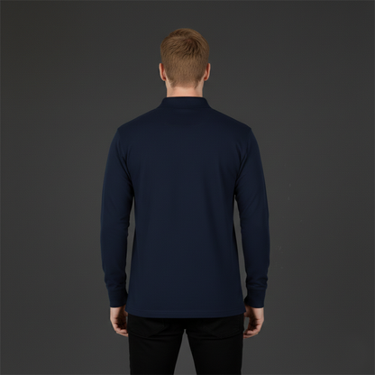 Uzun Kollu Polo Yaka T-Shirt