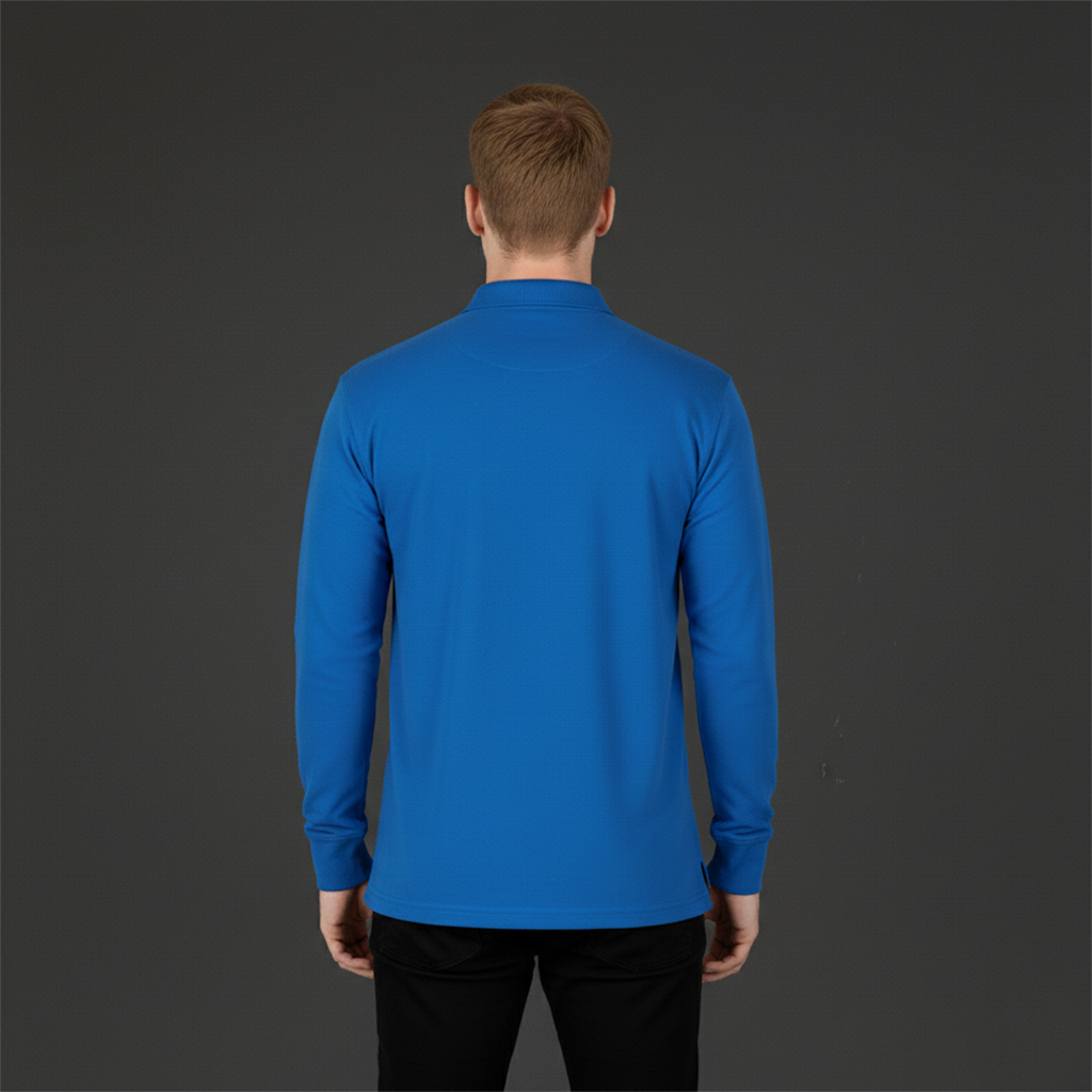 Uzun Kollu Polo Yaka T-Shirt