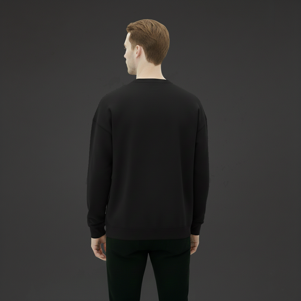 Bisiklet Yaka Sweatshirt
