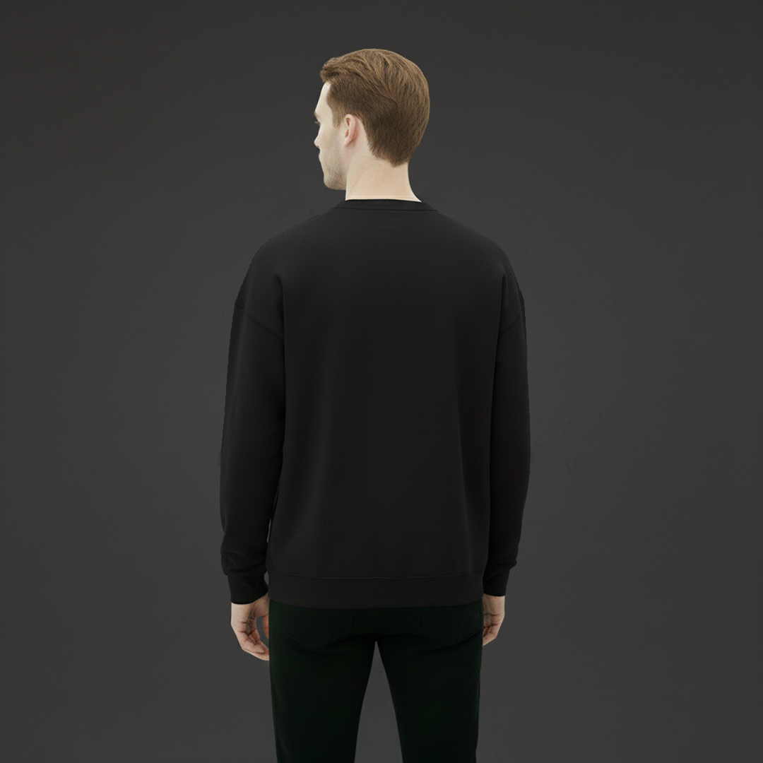 Bisiklet Yaka Sweatshirt