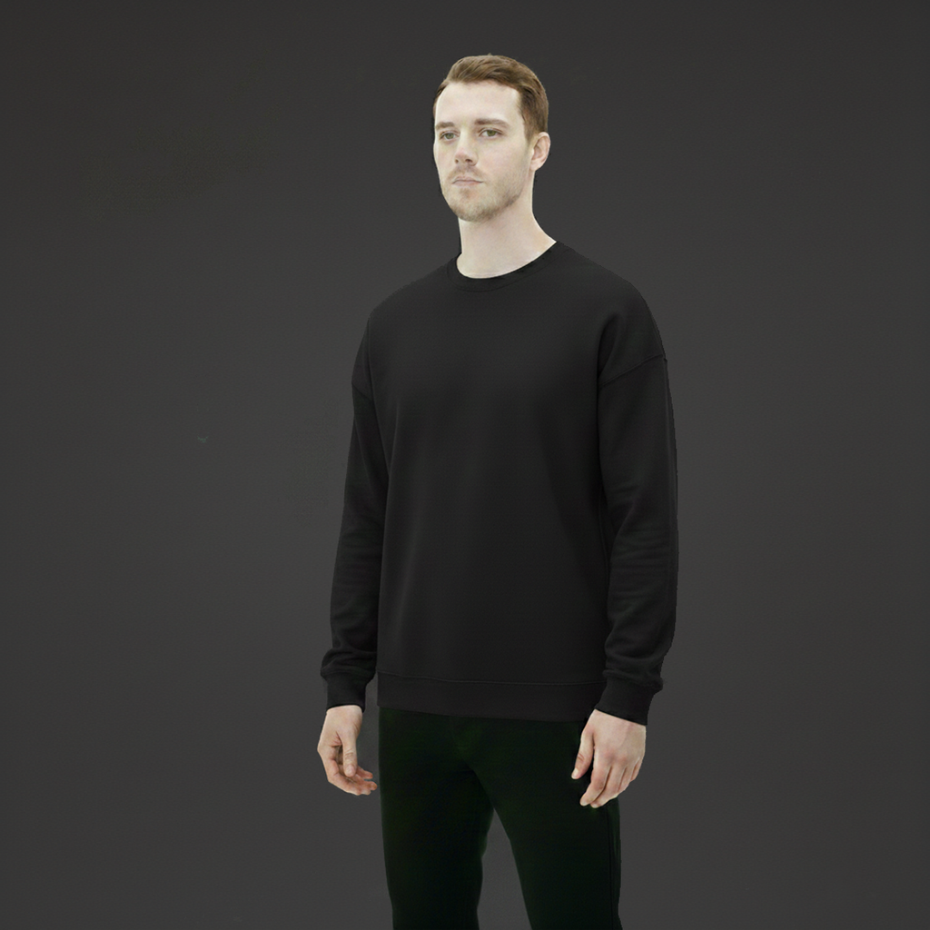 Bisiklet Yaka Sweatshirt