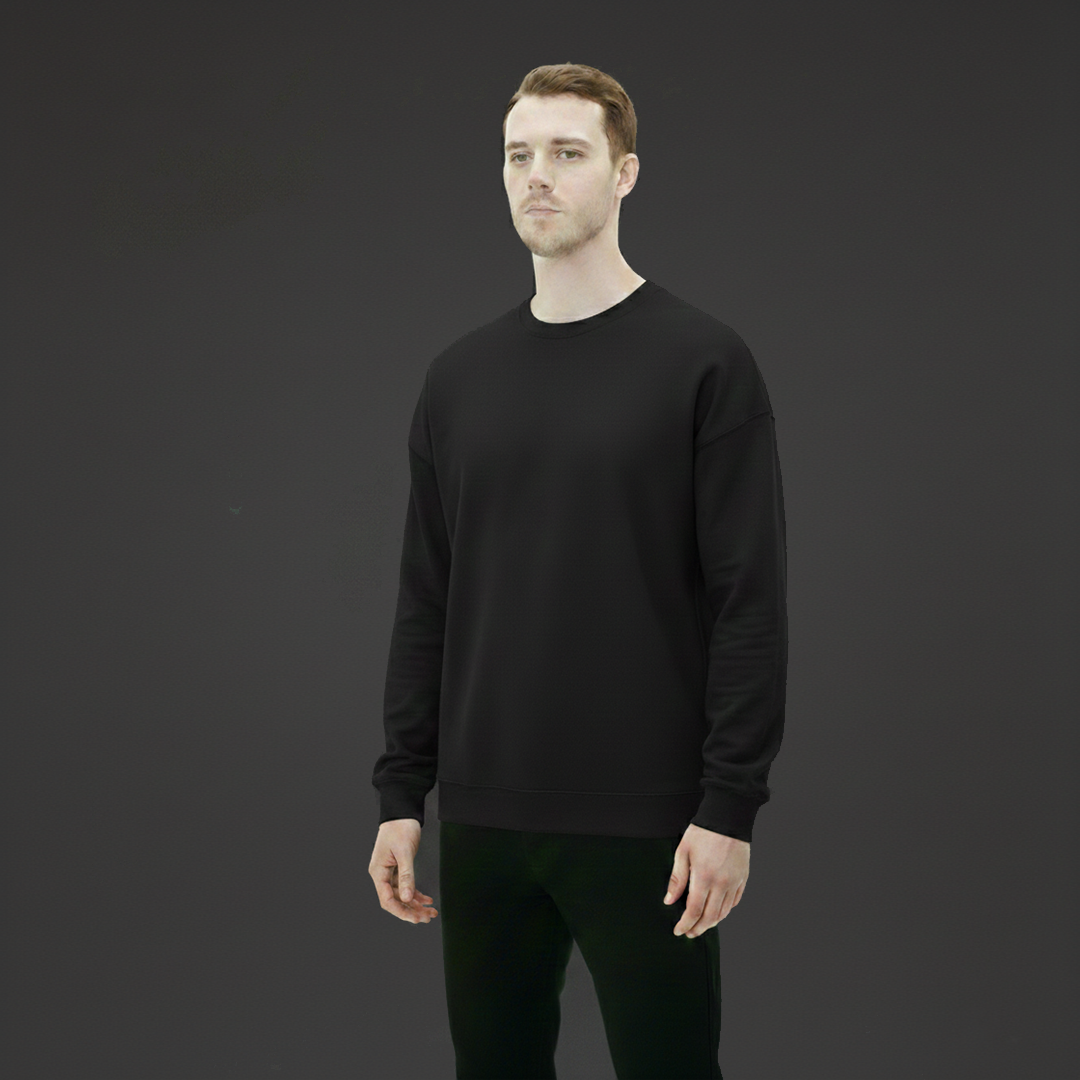 Bisiklet Yaka Sweatshirt